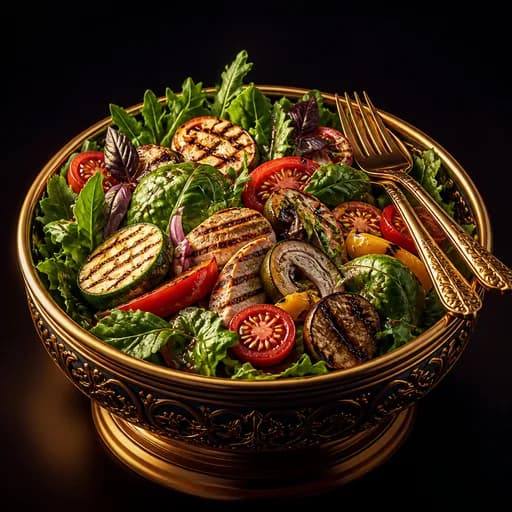 سلطة مشوية
